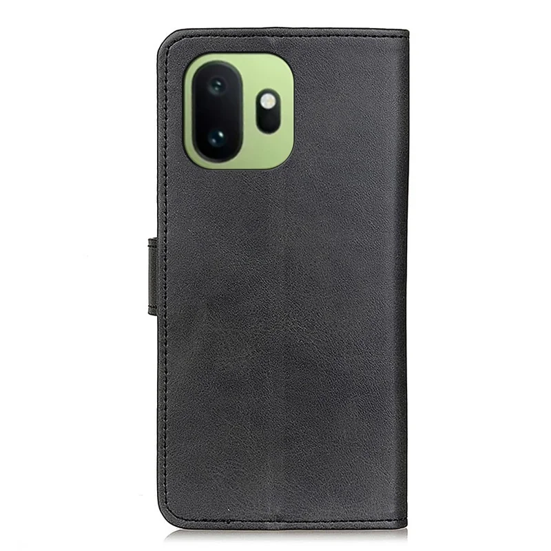 Til OnePlus 15T 5G Case Kuetsstruktur Læder Wallet Ståfunktion Telefonbeskyttelse - Sort