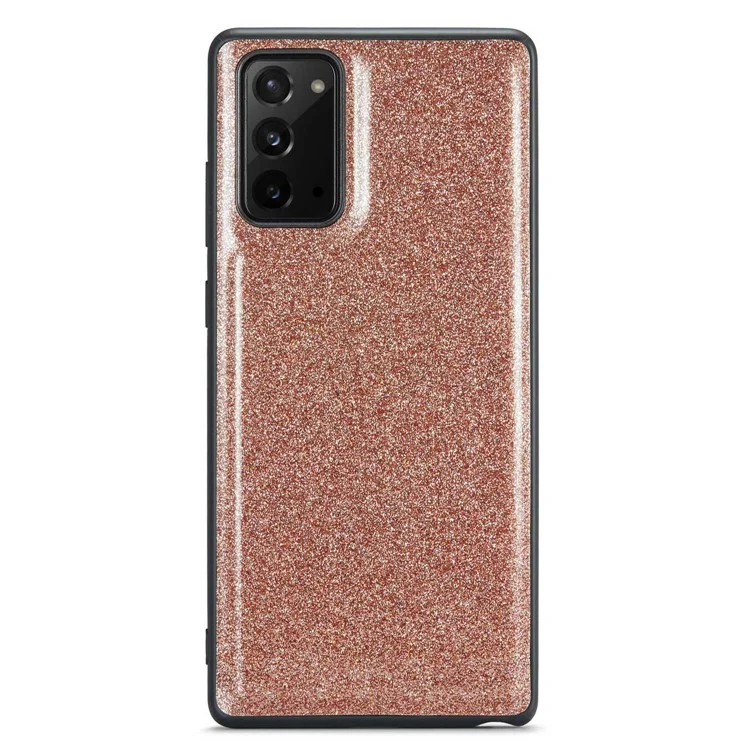 Dg. Serie Ming M3 Per Samsung Galaxy Note20/Note20 5G 5-in-1 Custodia Per Telefono Con Cerniera Staccabile Con Cerniera Scintillante Coperchio Per Smartphone Magnetico il Cavalletto - Oro Rosa