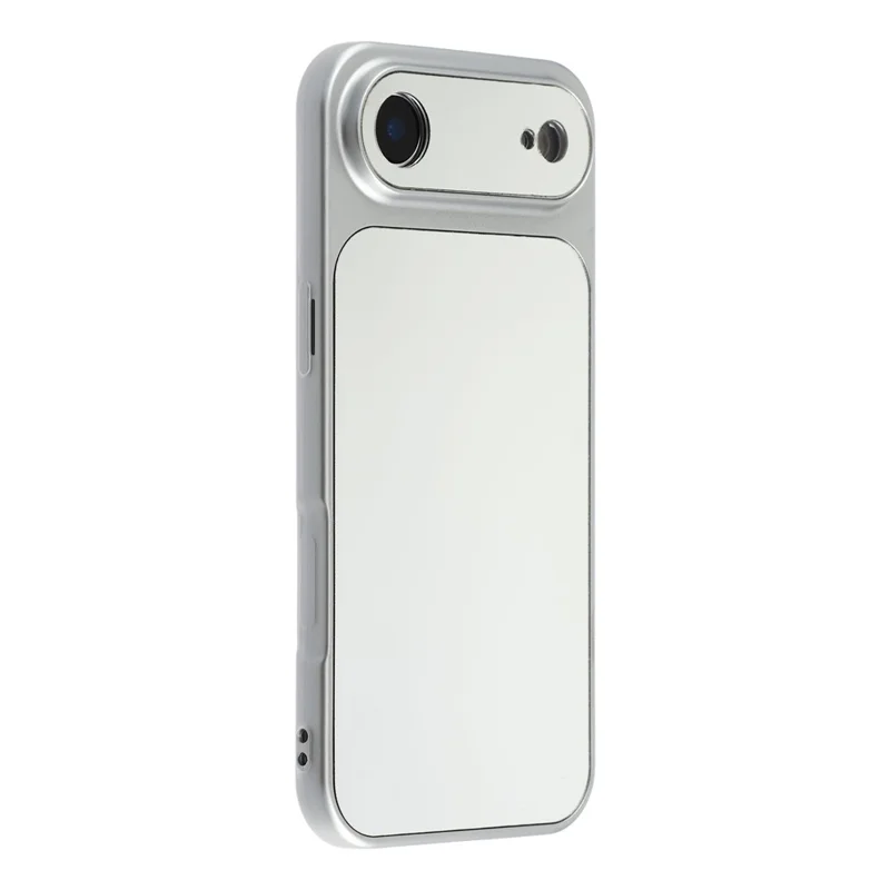 For iPhone Air Phone Case Mirror Electroplating TPU Cover - Silver