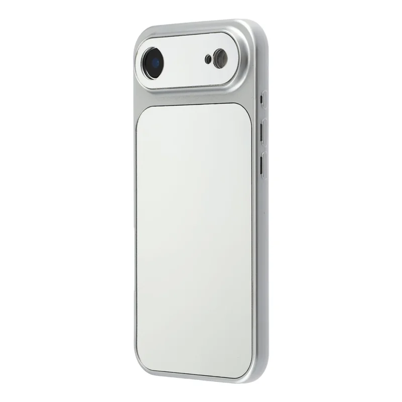 For iPhone Air Phone Case Mirror Electroplating TPU Cover - Silver