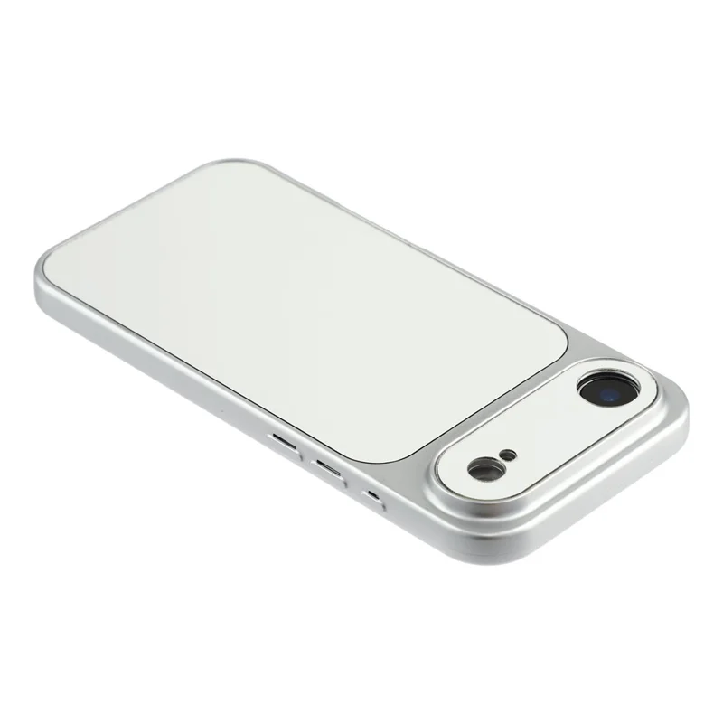 For iPhone Air Phone Case Mirror Electroplating TPU Cover - Silver