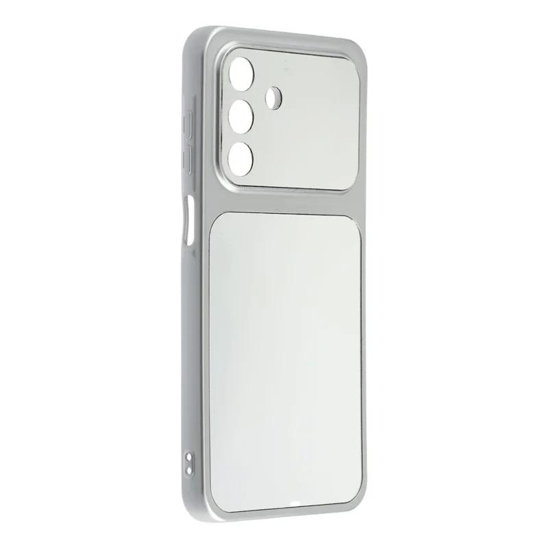 Phone Case For Samsung Galaxy A16 5G  /  4G Mirror Electroplating TPU Cover - Silver