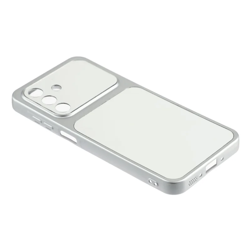 For Samsung Galaxy A26 5G Phone Case Mirror Electroplating TPU Cover - Silver
