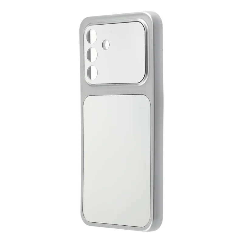 For Samsung Galaxy A36 5G Phone Case Mirror Electroplating TPU Cover - Silver