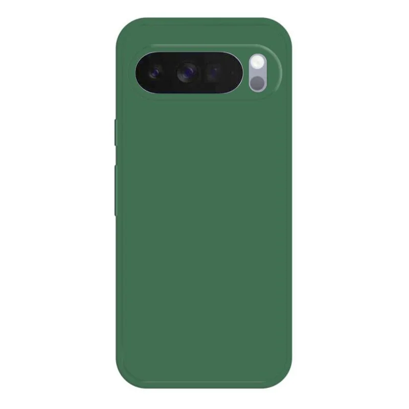 For Google Pixel 10 Pro XL TPU Case Straight Edge Protection Phone Cover - Midnight Green