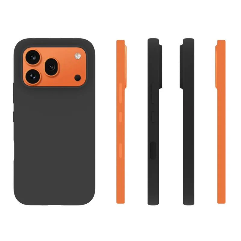 For Honor 600 Pro 5G Case Matte Finish Soft TPU Phone Cover - Black