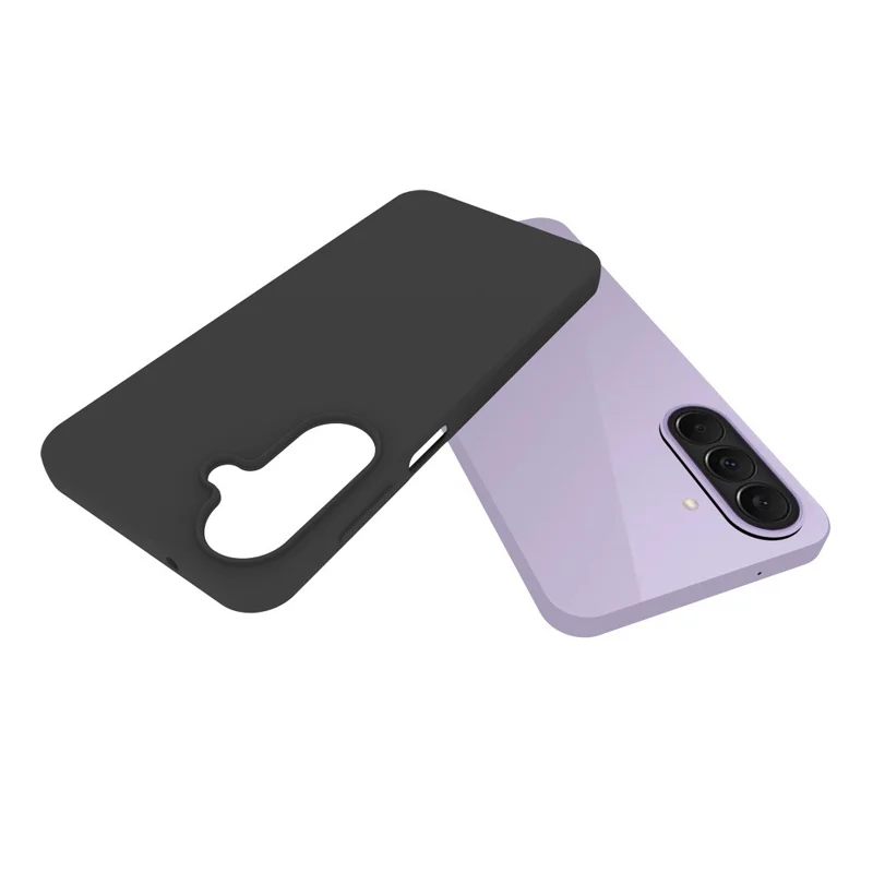 For Samsung Galaxy A27 Case Matte Finish Soft TPU Phone Cover - Black