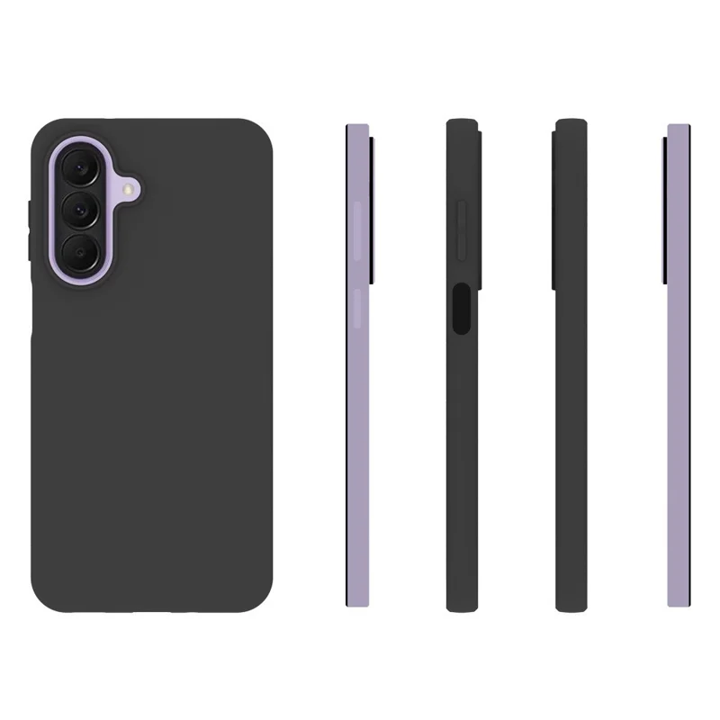 For Samsung Galaxy A27 Case Matte Finish Soft TPU Phone Cover - Black