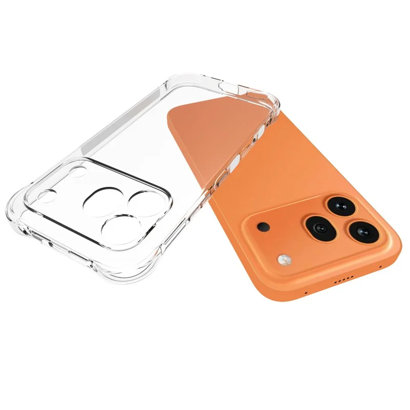 For Honor 600 Pro 5G TPU Case Non Slip Anti Drop Phone Cover - Transparent