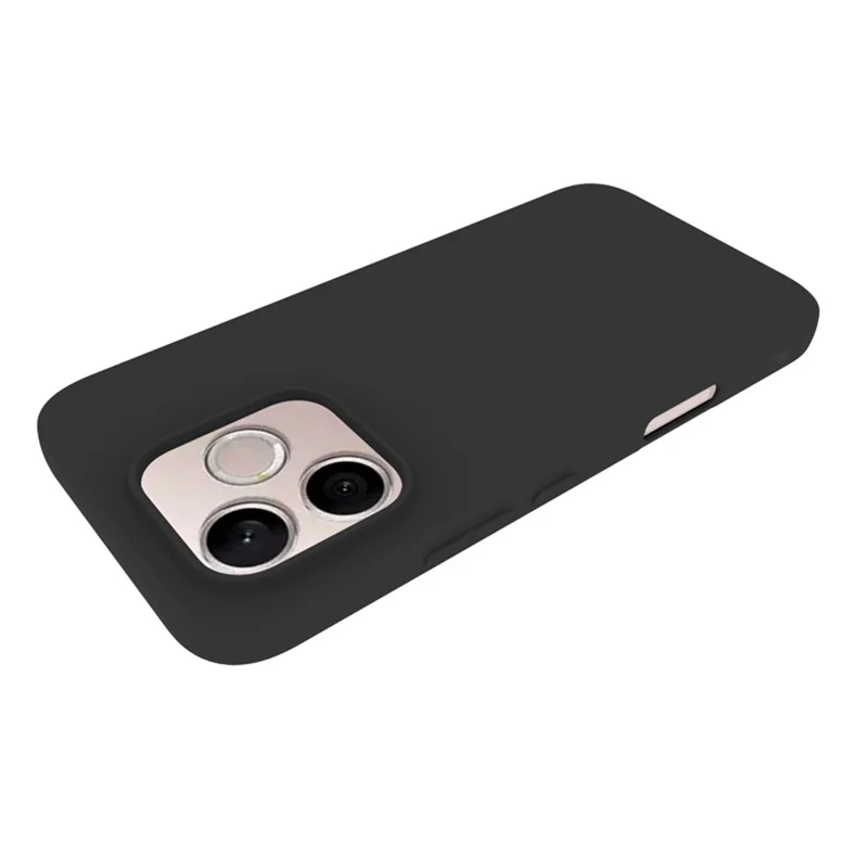 For Honor 600 Lite 5G Case Matte Finish Soft TPU Phone Cover - Black