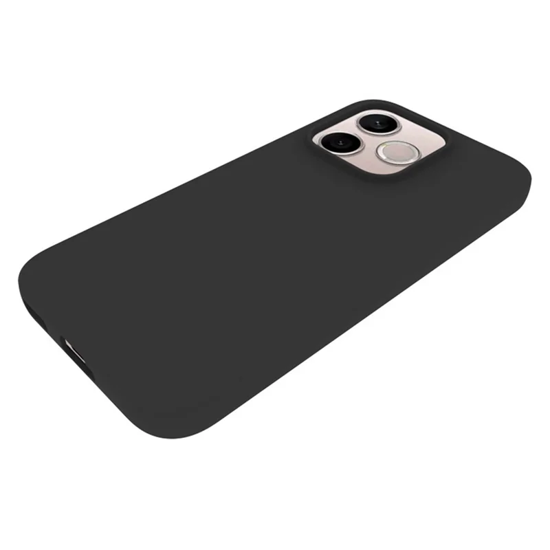 For Honor 600 Lite 5G Case Matte Finish Soft TPU Phone Cover - Black