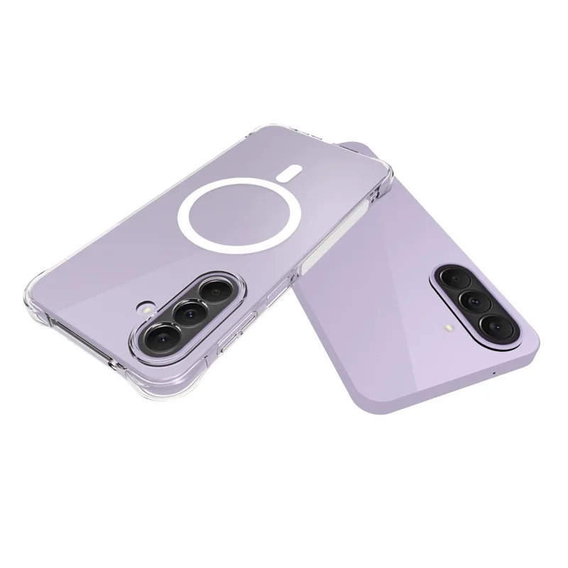 Bulk Purchasing For Samsung Galaxy A27 Magnetic Case TPU Anti-drop Phone Back Cover - Transparent