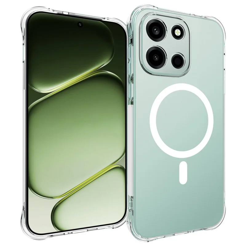 Bulk Purchasing For OnePlus Nord 6 5G Magnetic Case TPU Anti-drop Phone Back Cover - Transparent