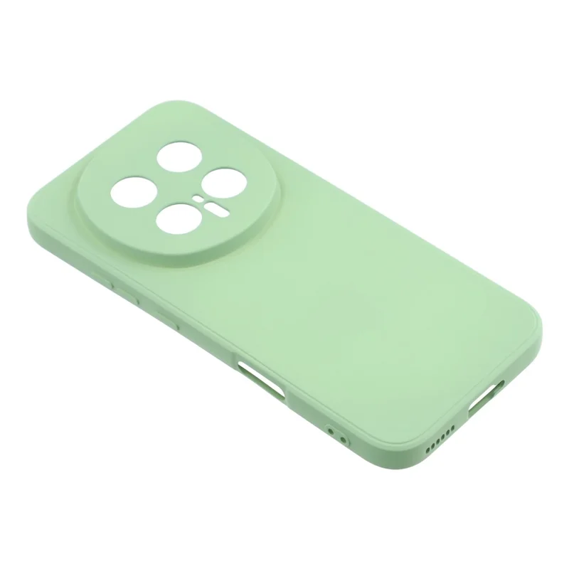 For Honor Magic8 Pro 5G Case TPU Back Soft Anti-Scratch Fiber Lining Phone Cover - Matcha Green