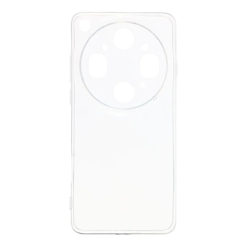 For Oppo Find X9 Ultra 5G Back Cover Ultra Thin Flexible TPU Clear Phone Case - Transparent