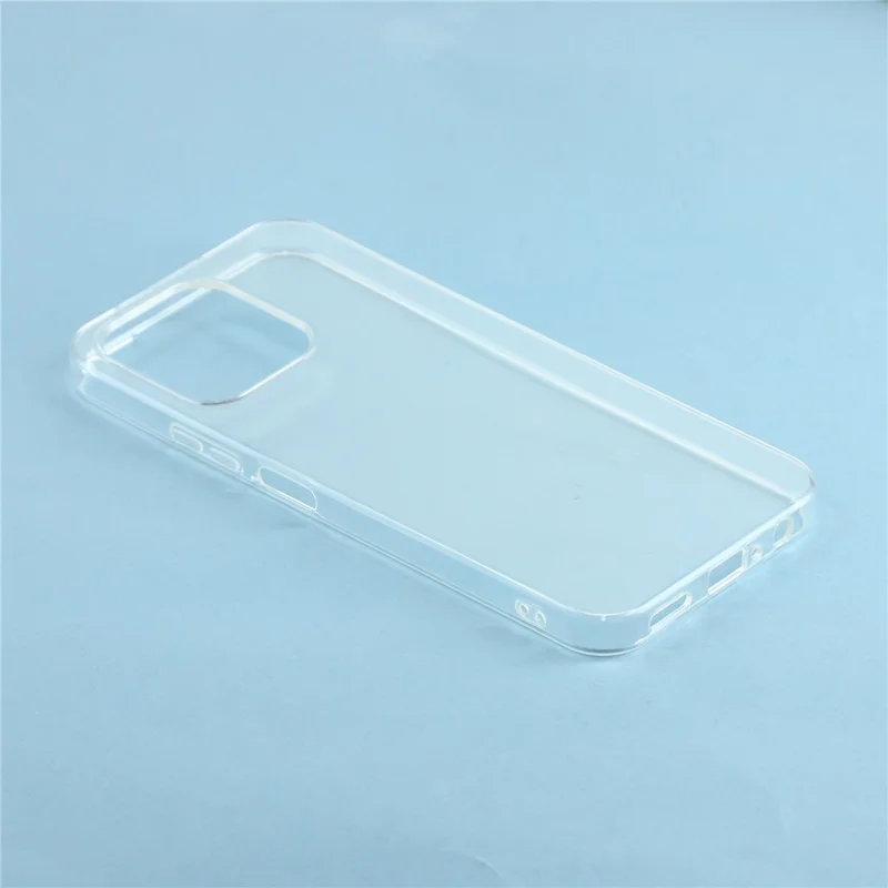 Case For Oppo A6s 4G  /  5G Slim Fit Transparent Soft TPU Phone Cover - Transparent