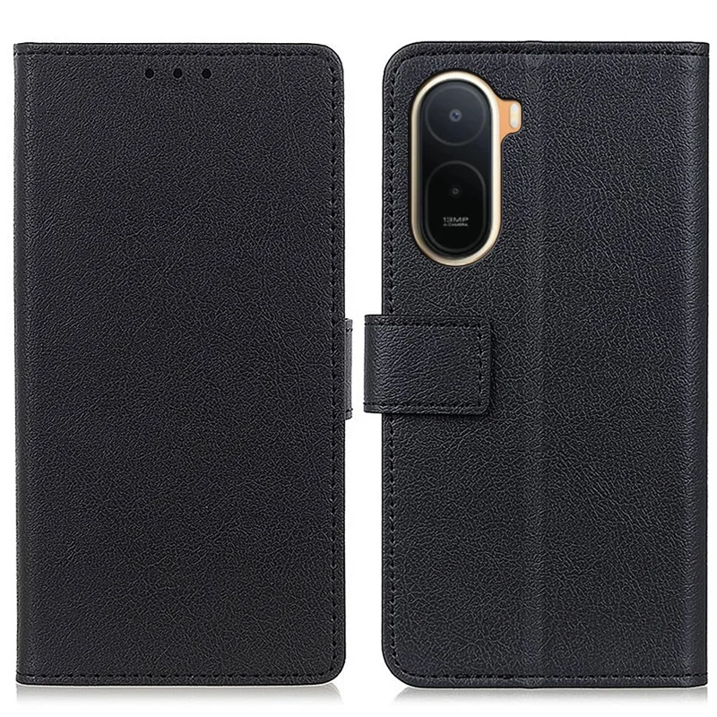 For Xiaomi Redmi A7 Pro 4G Case PU Leather Stand Wallet Phone Cover - Black