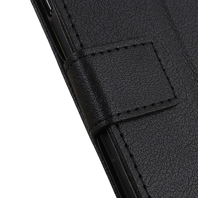For Xiaomi Redmi A7 Pro 4G Case PU Leather Stand Wallet Phone Cover - Black