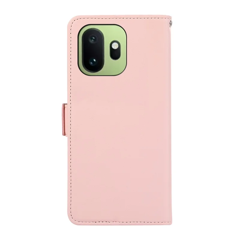 ABEEL For OnePlus 15T 5G Case Leather Phone Cover with RFID Blocking Wallet - Pink