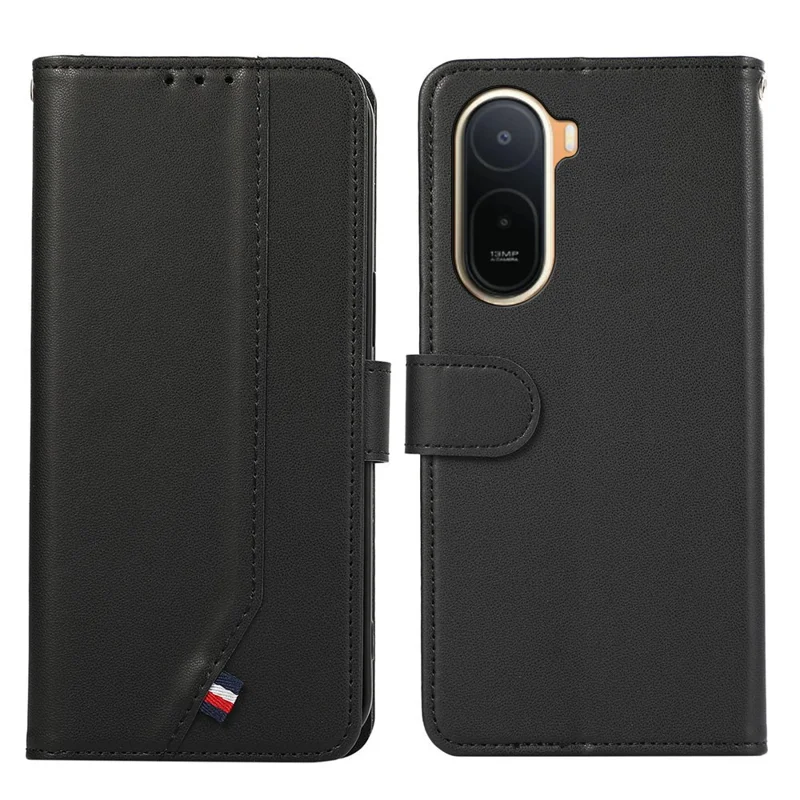 For Xiaomi Redmi A7 Pro 4G Case RFID Blocking Flip Leather Phone Cover - Black