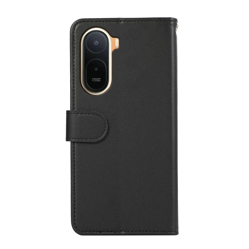For Xiaomi Redmi A7 Pro 4G Case RFID Blocking Flip Leather Phone Cover - Black
