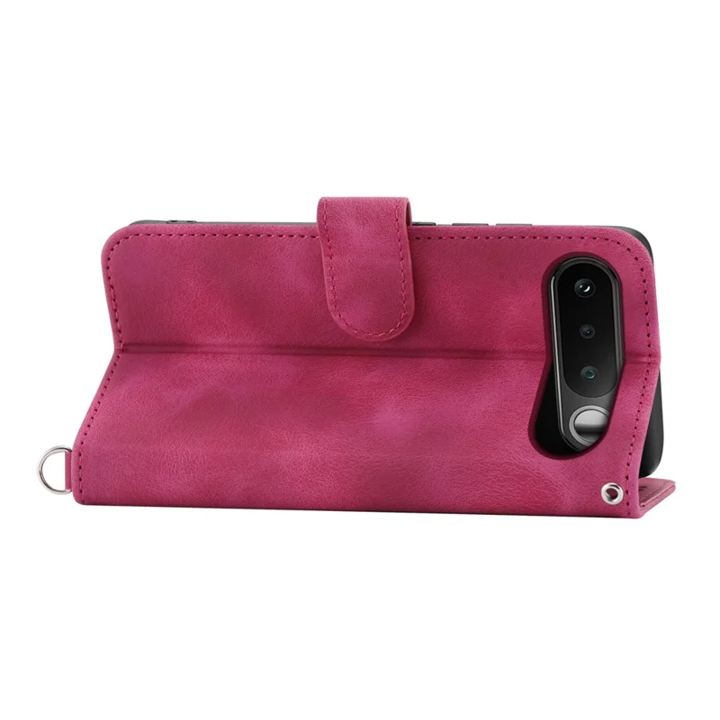 Чехол-кошелек с цветочным рисунком из искусственной кожи PU для Realme 16 5G с ремешком — винный красный