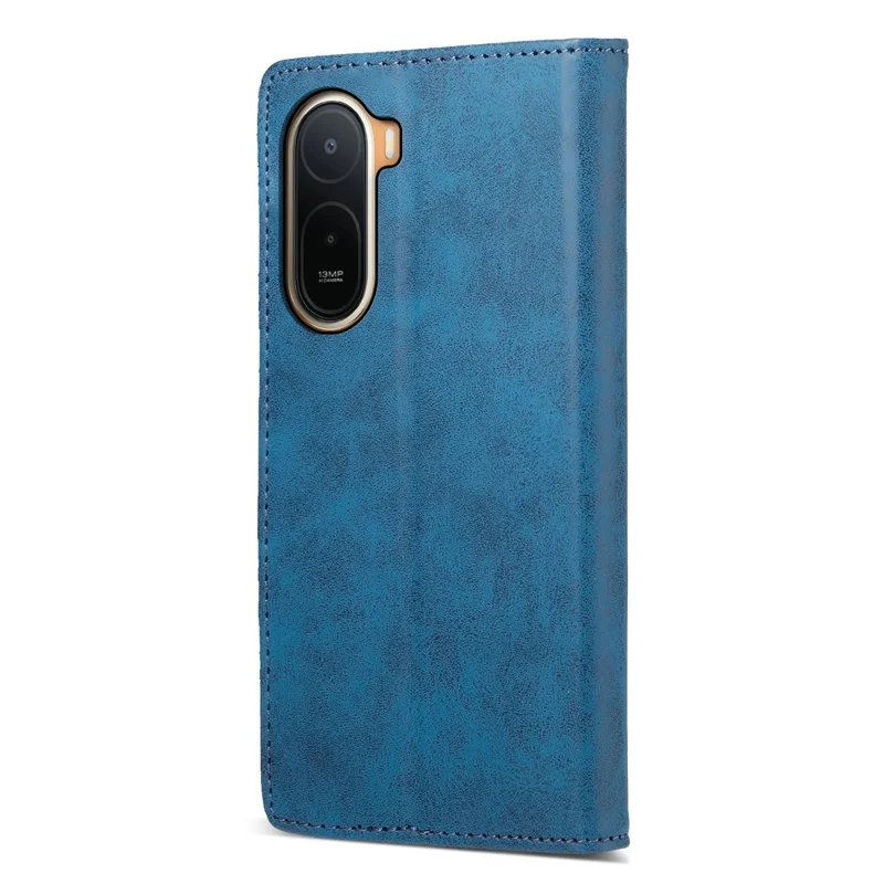 For Xiaomi Redmi A7 Pro 4G Wallet Case RFID Blocking PU Leather Phone Cover - Blue