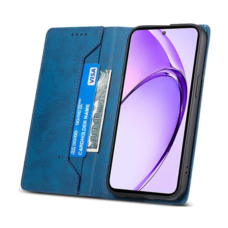 For Xiaomi Redmi A7 Pro 4G Wallet Case RFID Blocking PU Leather Phone Cover - Blue