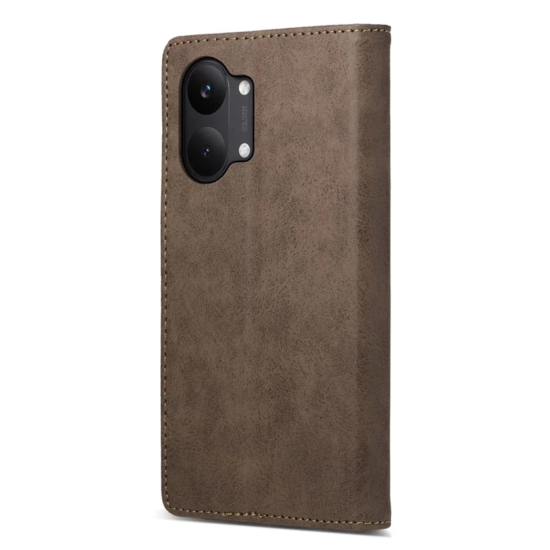 For Xiaomi Poco X8 Pro Max 5G / Redmi Turbo 5 Max 5G Wallet Case RFID Blocking PU Leather Phone Cover - Brown