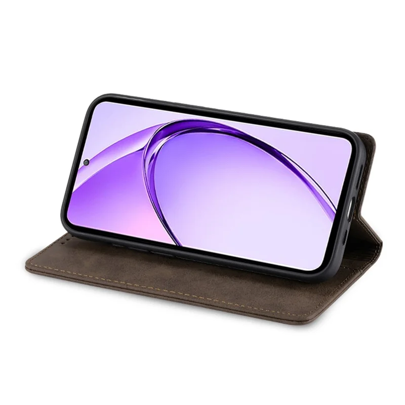 For Xiaomi Poco X8 Pro Max 5G / Redmi Turbo 5 Max 5G Wallet Case RFID Blocking PU Leather Phone Cover - Brown