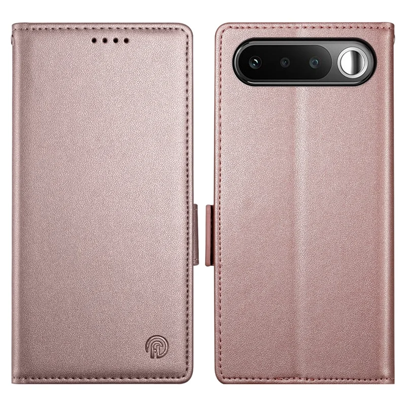 Чехол-книжка с подставкой и отделением для карт из искусственной кожи PU для Realme 16 5G, розовое золото