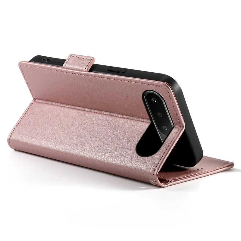 Чехол-книжка с подставкой и отделением для карт из искусственной кожи PU для Realme 16 5G, розовое золото