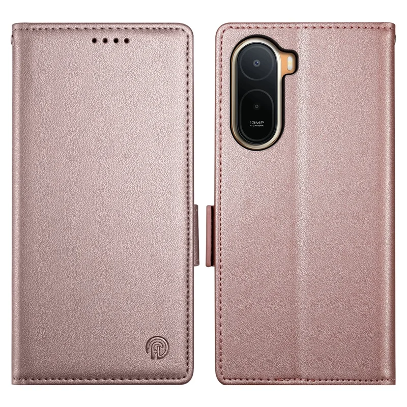 For Xiaomi Redmi A7 Pro 4G Stand Case PU Leather Wallet Phone Cover - Rose Gold