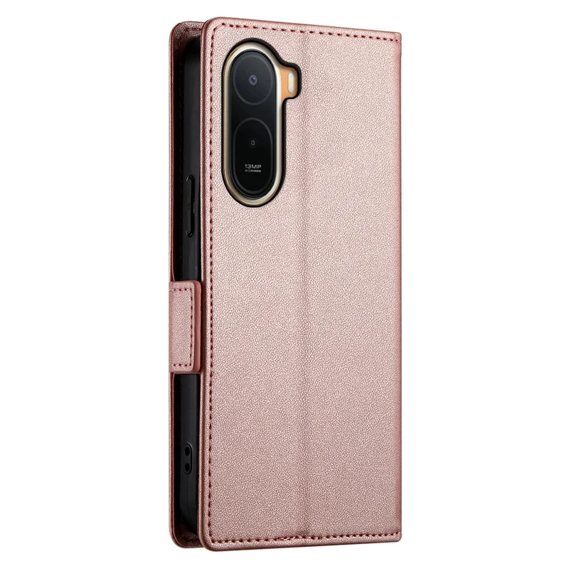 For Xiaomi Redmi A7 Pro 4G Stand Case PU Leather Wallet Phone Cover - Rose Gold