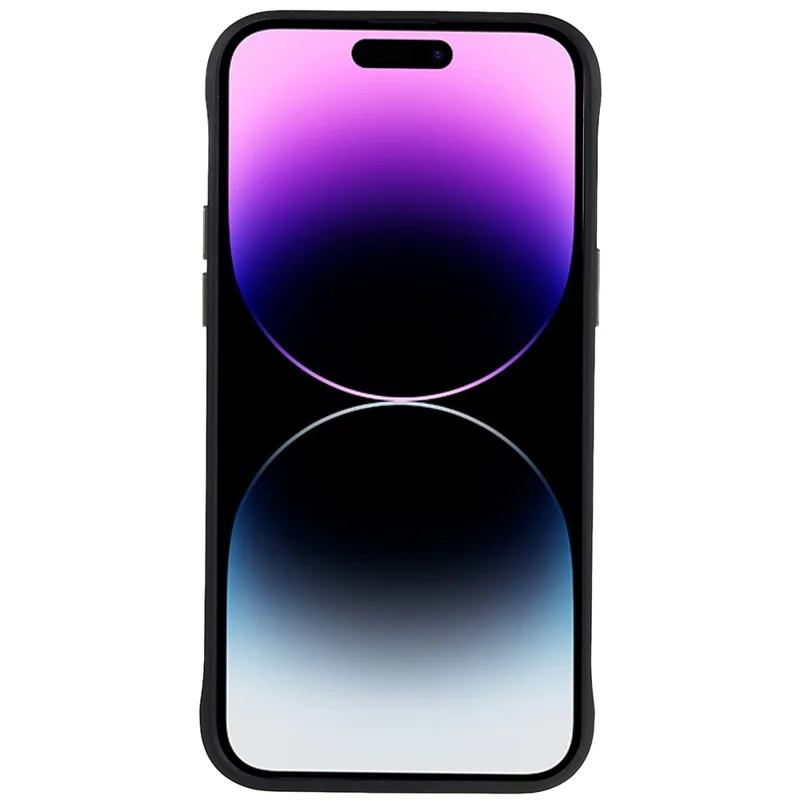 NIMMY Big Eyes Pet Series for iPhone 14 Pro Max Embroidery Animal Phone Case PU Leather + PC + TPU Anti-Scratch Protective Cover - Panda