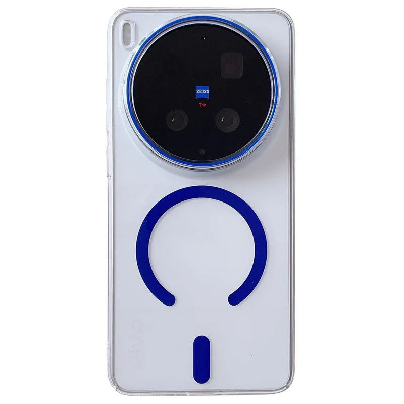For vivo X300 Ultra 5G Magnetic Case Protective TPU + PC Phone Cover - Dark Blue