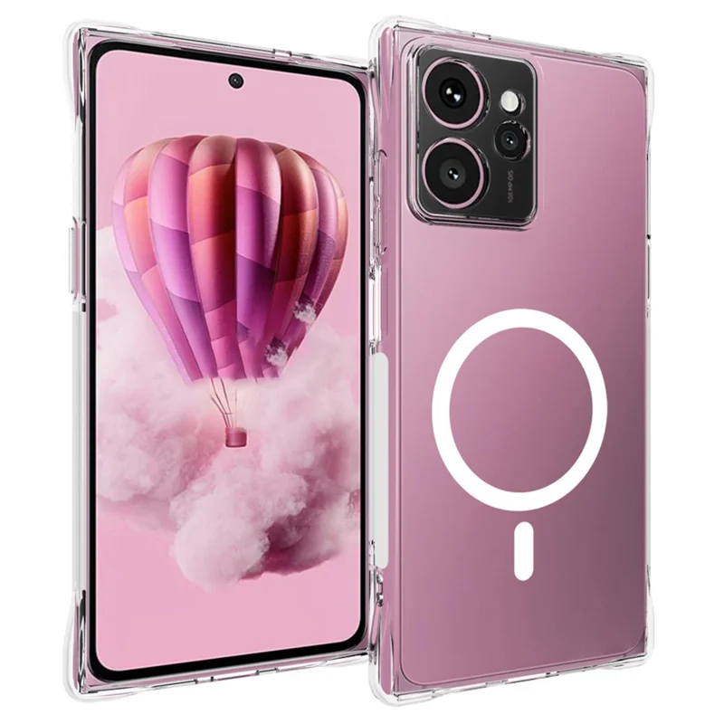 Hurtowe zakupy: obudowa magnetyczna HMD Skyline, TPU, odporna na upadki, przezroczysta na tył telefonu
