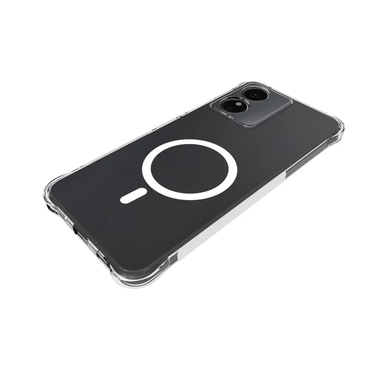 Achat en vrac pour HMD Key 4G / Aura 2 / Arc 4G Étui magnétique TPU arrière antichute pour téléphone - Transparent