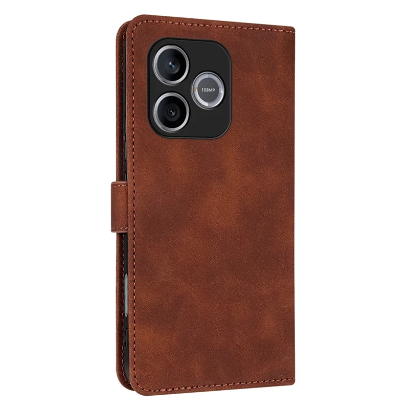 AZNS For Honor 600 Lite 5G Case PU Leather Wallet Phone Cover - Brown