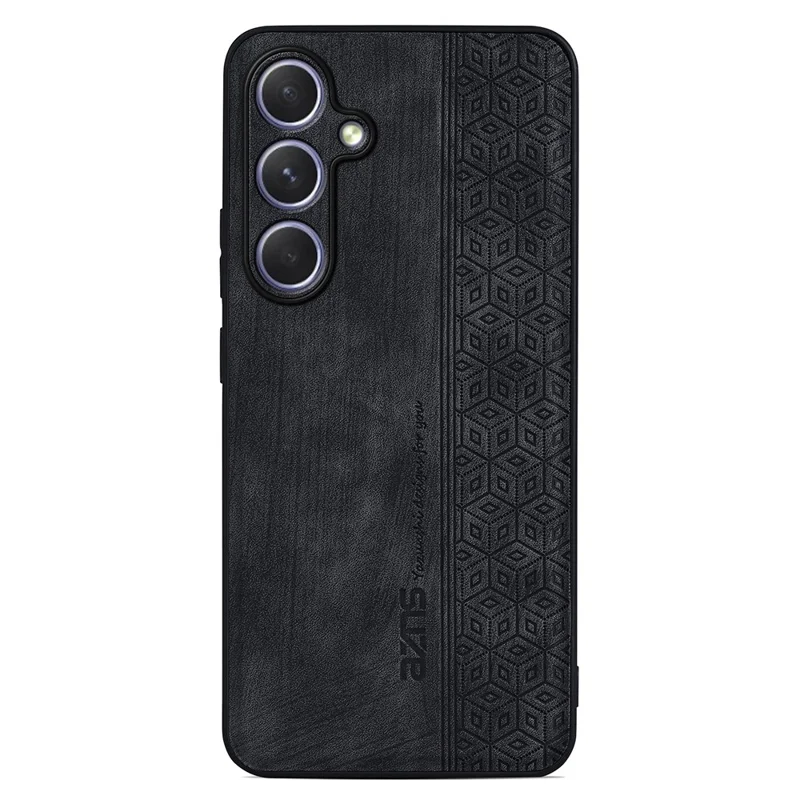 AZNS For Samsung Galaxy A27 Case PU Leather Covered TPU Phone Protective Cover - Black