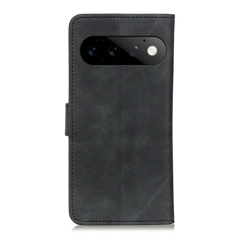 Funda KHAZNEH para Google Pixel 11 / 11 Pro, carcasa de cuero PU con textura retro - Negro