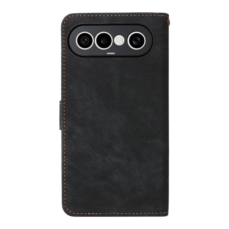 For vivo X300 FE 5G / S50 Pro mini 5G Wallet RFID Blocking PU Leather Phone Cover Stand with Strap - Black