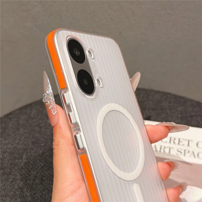 For Xiaomi Poco X8 Pro Max 5G / Redmi Turbo 5 Max 5G Magnetic Phone Case Matte Texture Shockproof Protective PC Cover - Black