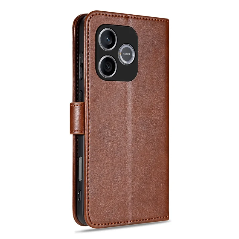 AZNS til Honor 600 Lite 5G Taske Modstændig overfor ridser PU-lædertasker med stand og wallet til telefon - Brun
