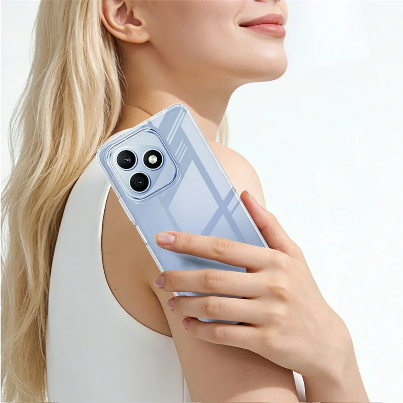 IMAK UX-10 Series pour Honor X8d 4G Coque de Téléphone Arrière Souple en TPU - Transparent