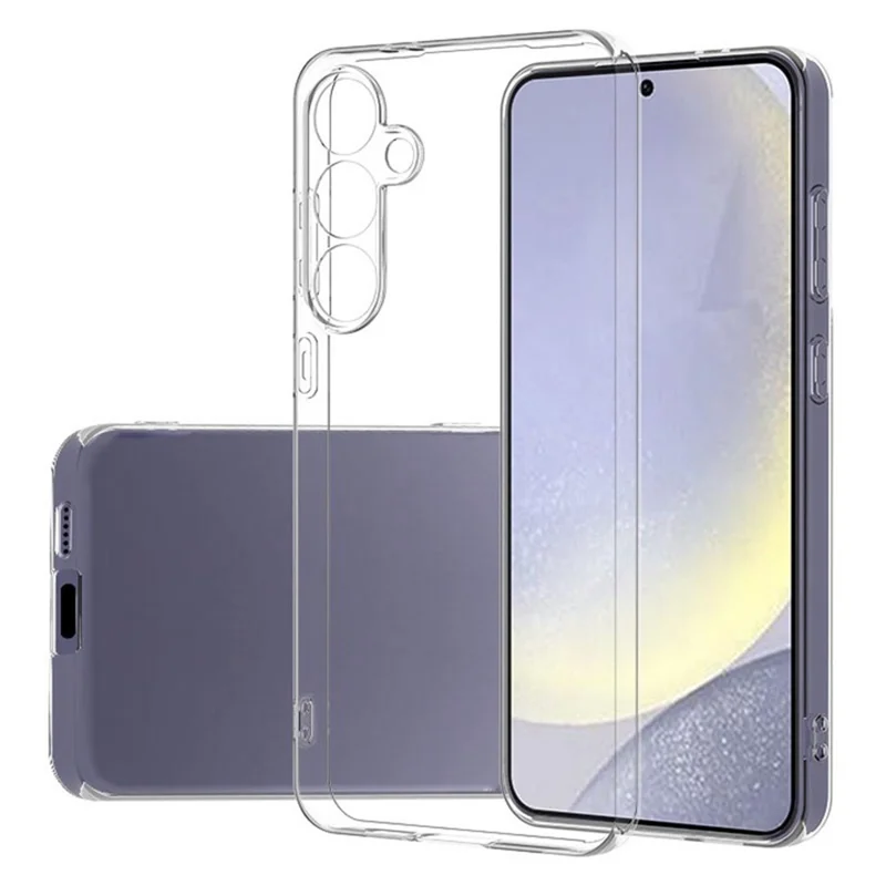 For Samsung Galaxy A27 Back Cover Ultra Thin Flexible TPU Clear Phone Case - Transparent