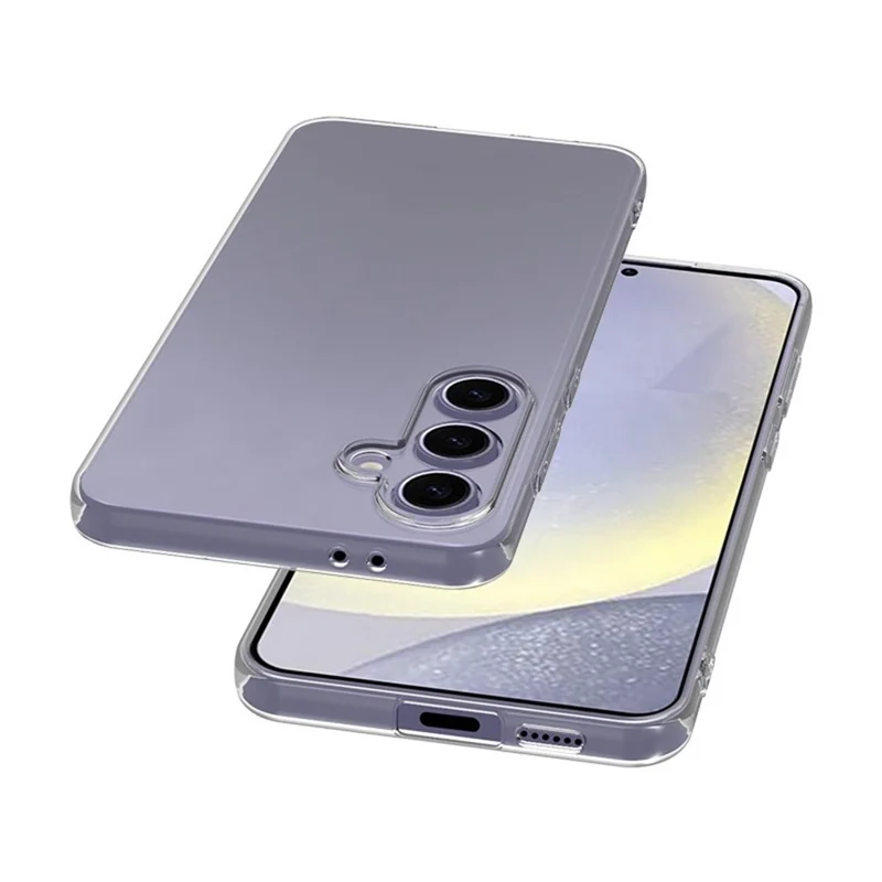 For Samsung Galaxy A27 Back Cover Ultra Thin Flexible TPU Clear Phone Case - Transparent
