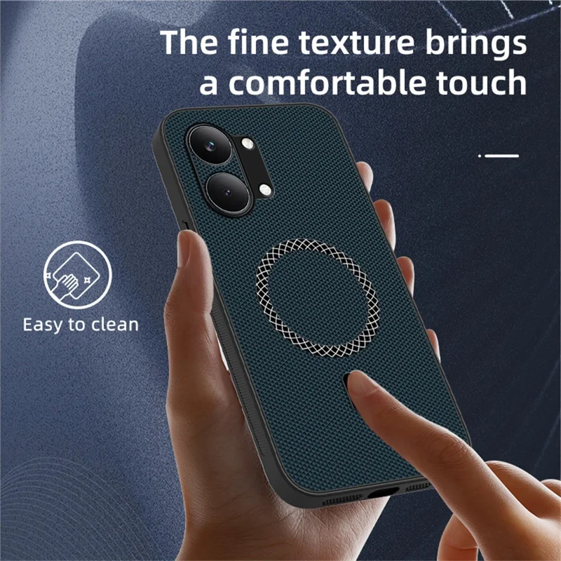 Case For Xiaomi Poco X8 Pro Max 5G  /  Redmi Turbo 5 Max 5G Triangle Texture PU Leather Shockproof Ultra Thin Cover - Brown