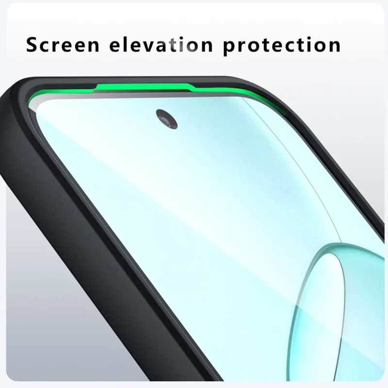 For Oppo A6x 5G  /  A6x 4G Case TPU + PC Shockproof Phone Cover - Transparent