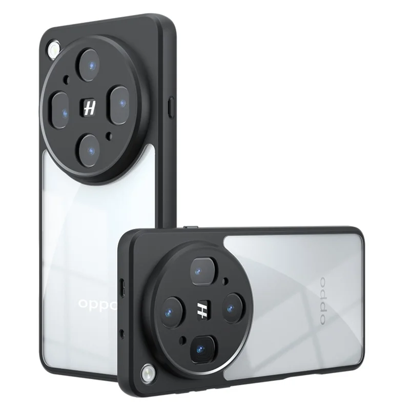 Für Oppo Find X9 Ultra 5G Hülle TPU + PC Stoßfester Handy-Schutz - Transparent